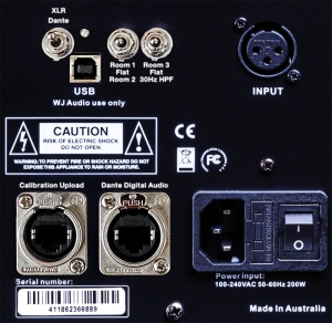 Digital Audio Input with Dante at 96 kHz for Wayne Jones Audio Studio Monitors